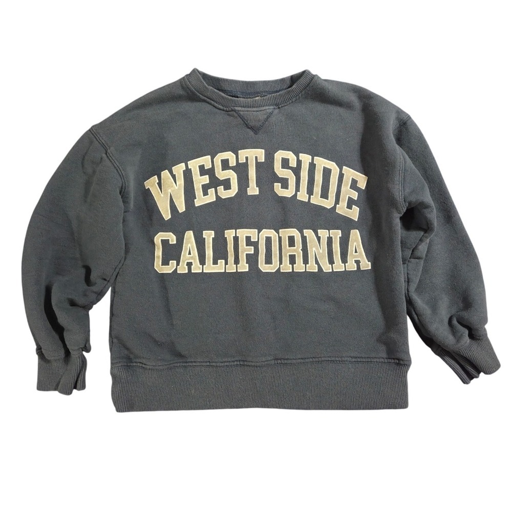 Zara Kids Sweatshirt West Side California Graphic Pullover Blue Size 8-9